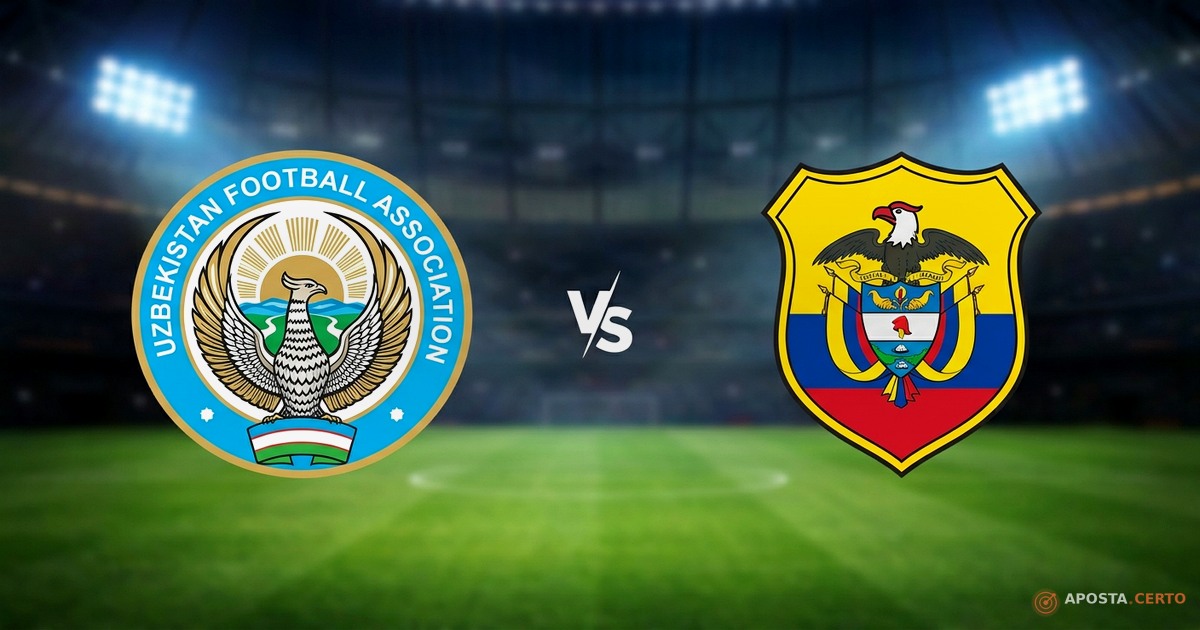 Uzbequistão x Colômbia — Copa do Mundo 2026