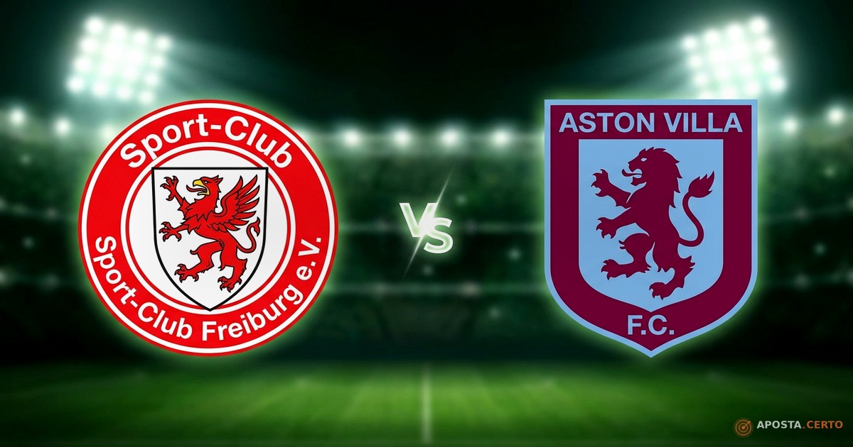 Freiburg x Aston Villa — UEFA Europa League