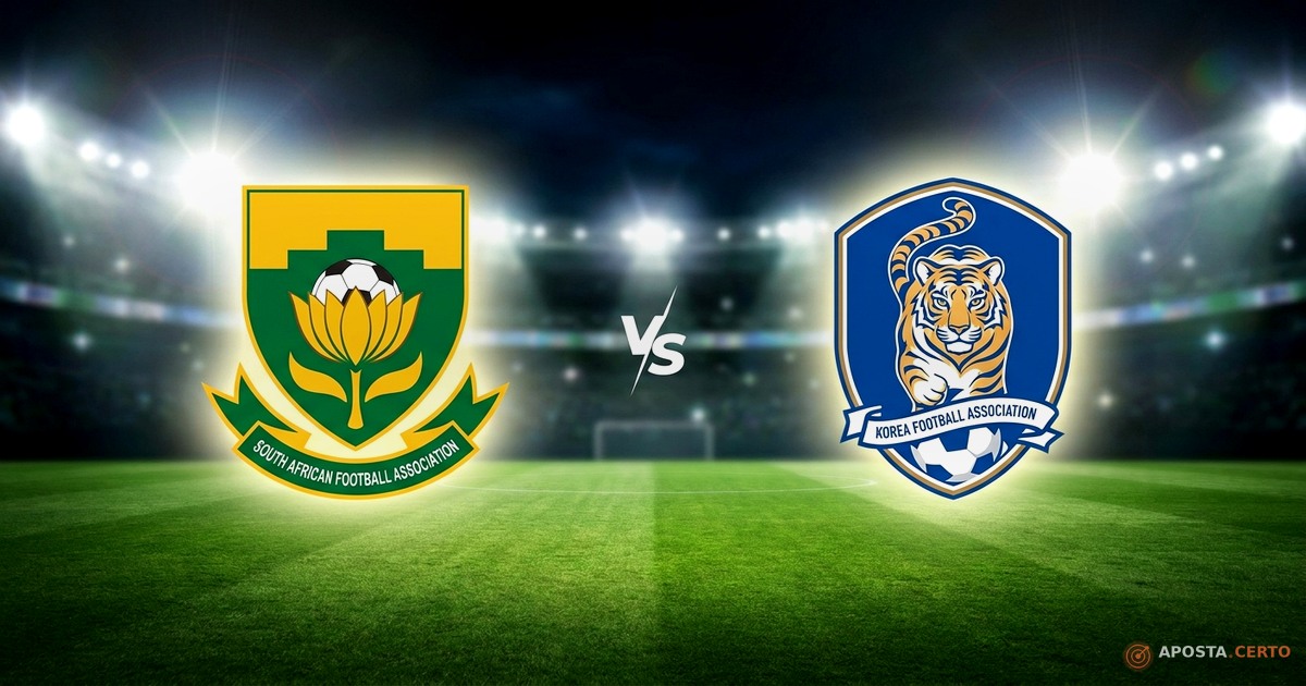 África do Sul x Coreia do Sul — Copa do Mundo 2026